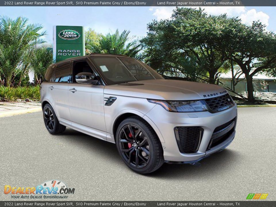 Front 3/4 View of 2022 Land Rover Range Rover Sport SVR Photo #12