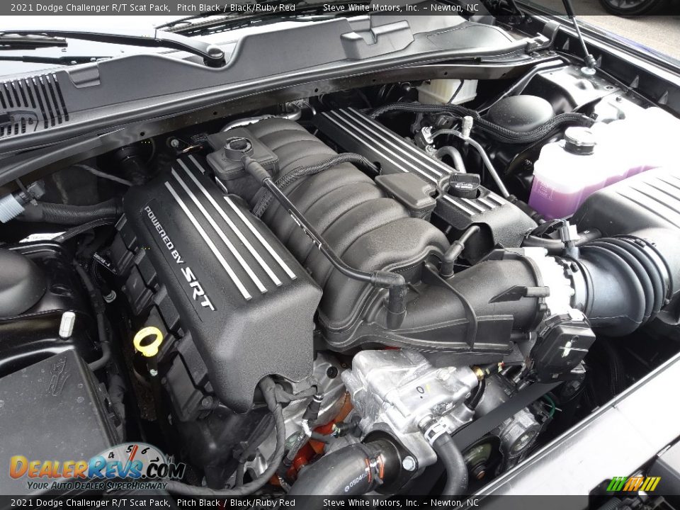 2021 Dodge Challenger R/T Scat Pack 392 SRT 6.4 Liter HEMI OHV-16 Valve VVT MDS V8 Engine Photo #9