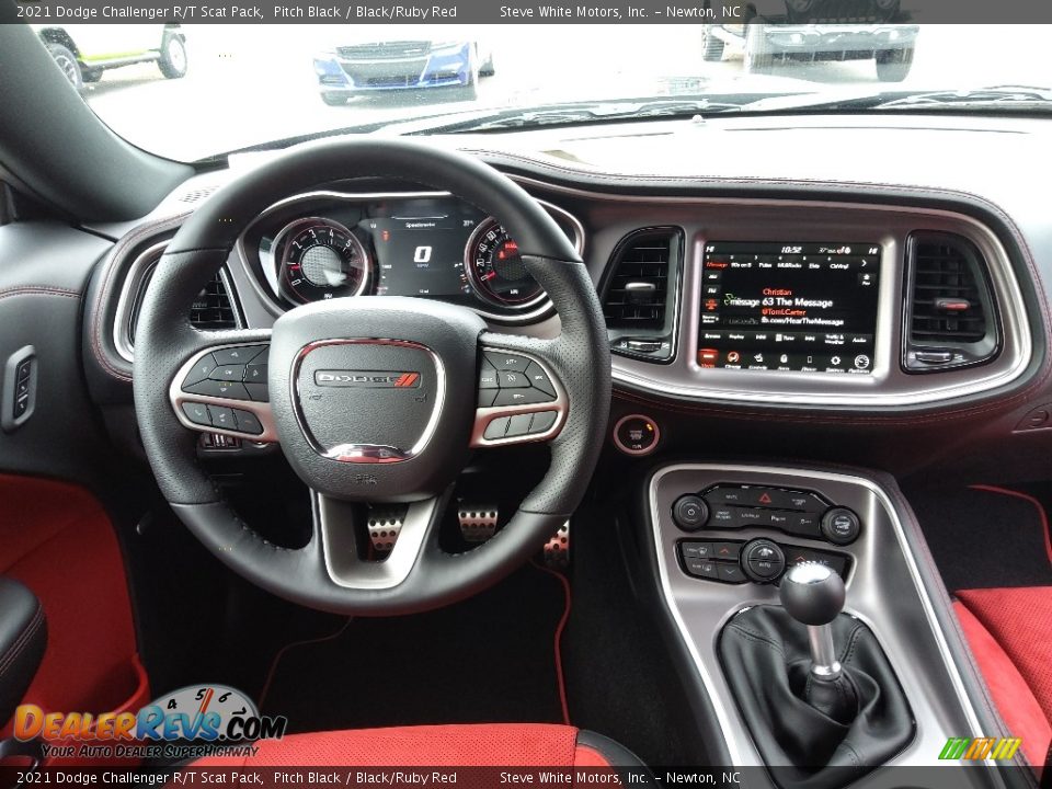 Black/Ruby Red Interior - 2021 Dodge Challenger R/T Scat Pack Photo #16