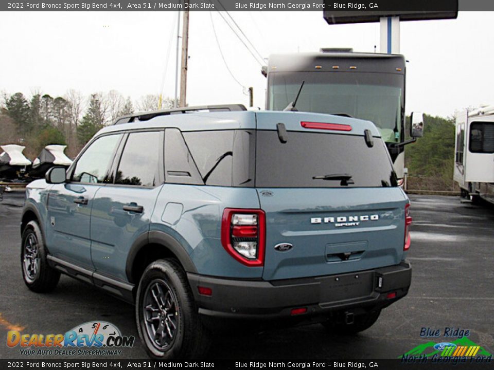 2022 Ford Bronco Sport Big Bend 4x4 Area 51 / Medium Dark Slate Photo #3