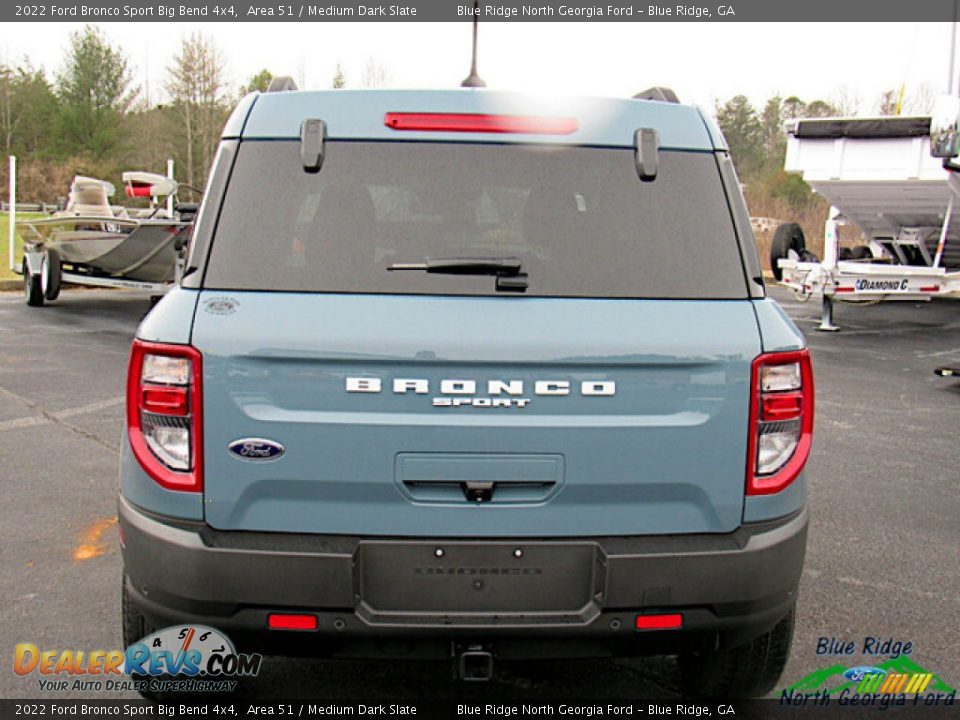 2022 Ford Bronco Sport Big Bend 4x4 Area 51 / Medium Dark Slate Photo #4