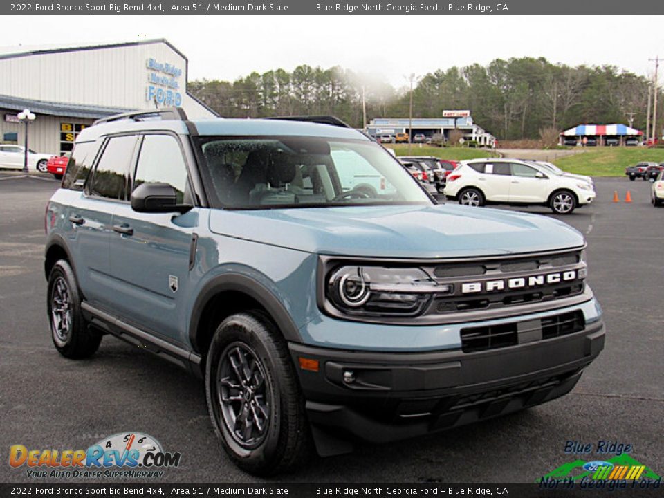 Front 3/4 View of 2022 Ford Bronco Sport Big Bend 4x4 Photo #7