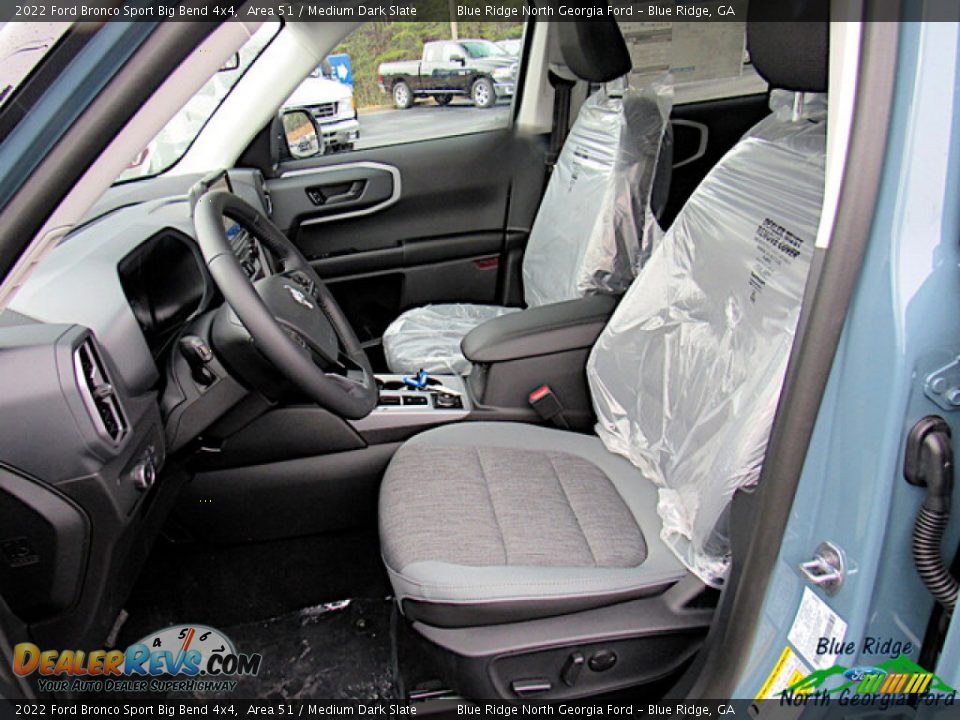 Medium Dark Slate Interior - 2022 Ford Bronco Sport Big Bend 4x4 Photo #10