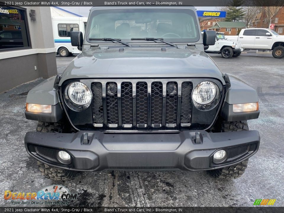 2021 Jeep Gladiator Willys 4x4 Sting-Gray / Black Photo #3