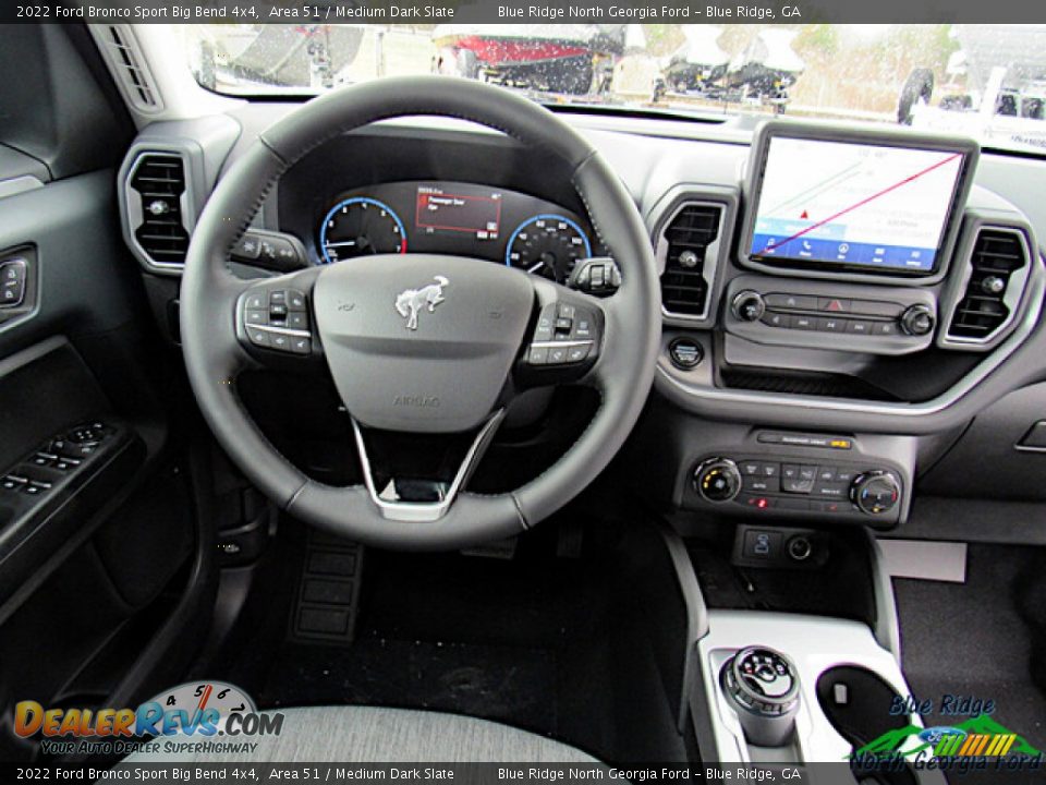 Dashboard of 2022 Ford Bronco Sport Big Bend 4x4 Photo #14