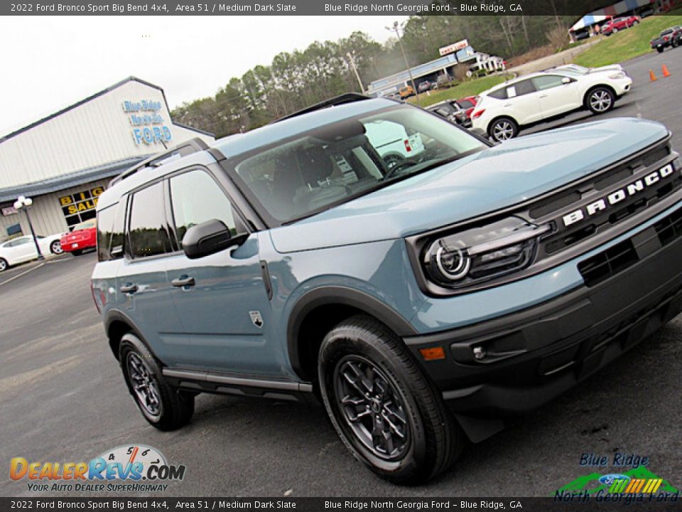 2022 Ford Bronco Sport Big Bend 4x4 Area 51 / Medium Dark Slate Photo #23