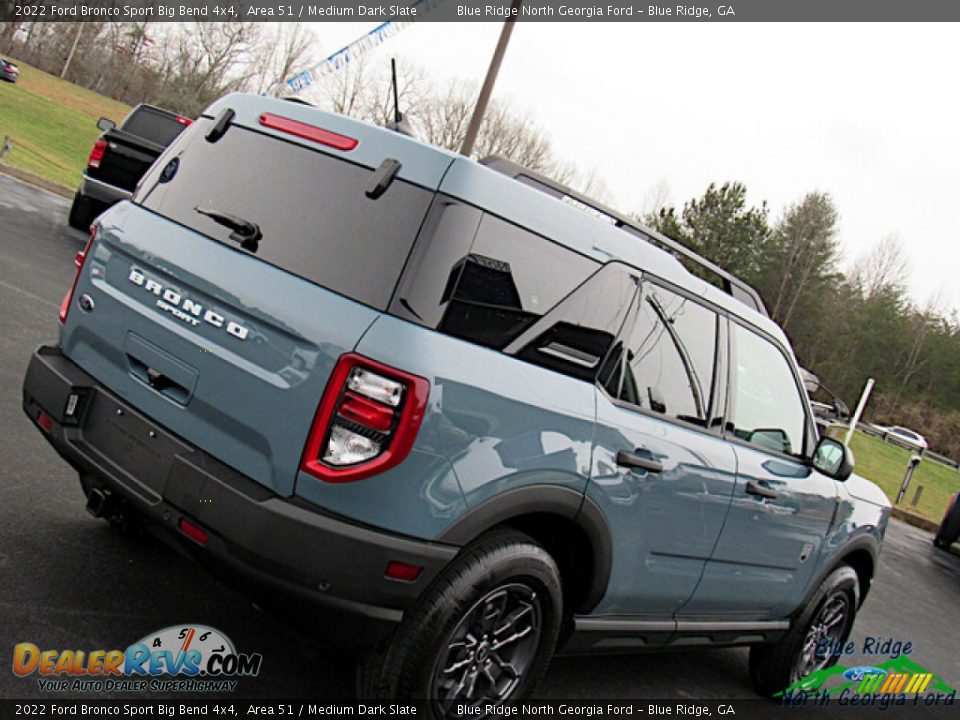 2022 Ford Bronco Sport Big Bend 4x4 Area 51 / Medium Dark Slate Photo #24
