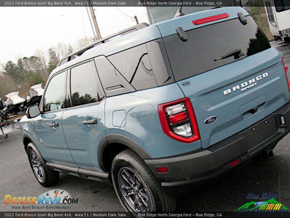 2022 Ford Bronco Sport Big Bend 4x4 Area 51 / Medium Dark Slate Photo #25