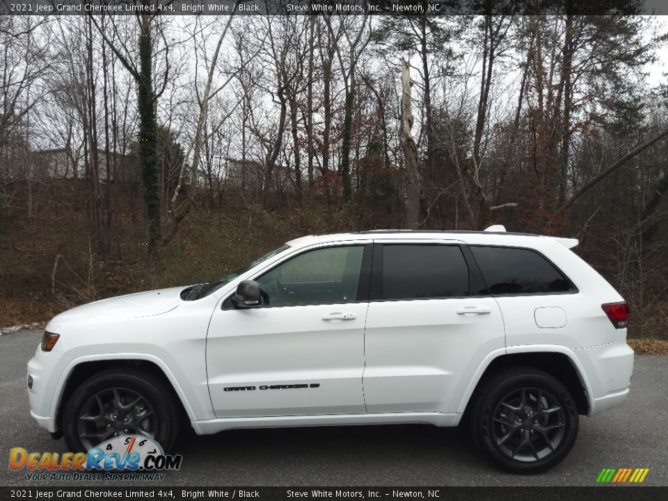 2021 Jeep Grand Cherokee Limited 4x4 Bright White / Black Photo #1