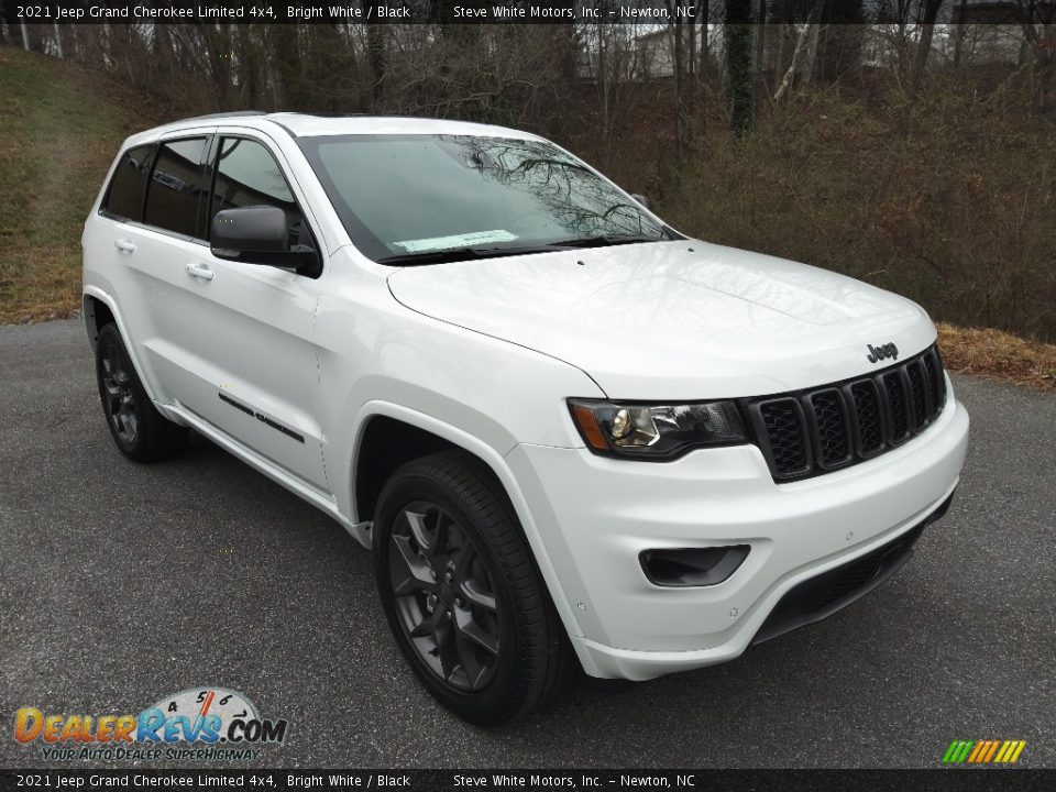 2021 Jeep Grand Cherokee Limited 4x4 Bright White / Black Photo #4