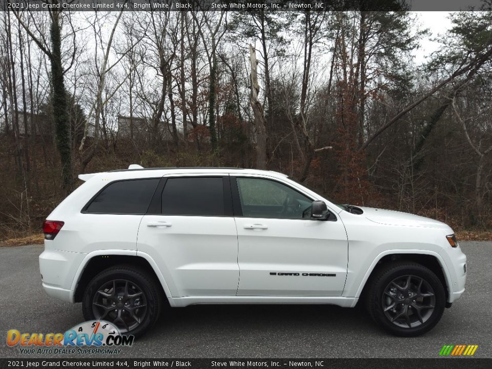 2021 Jeep Grand Cherokee Limited 4x4 Bright White / Black Photo #5