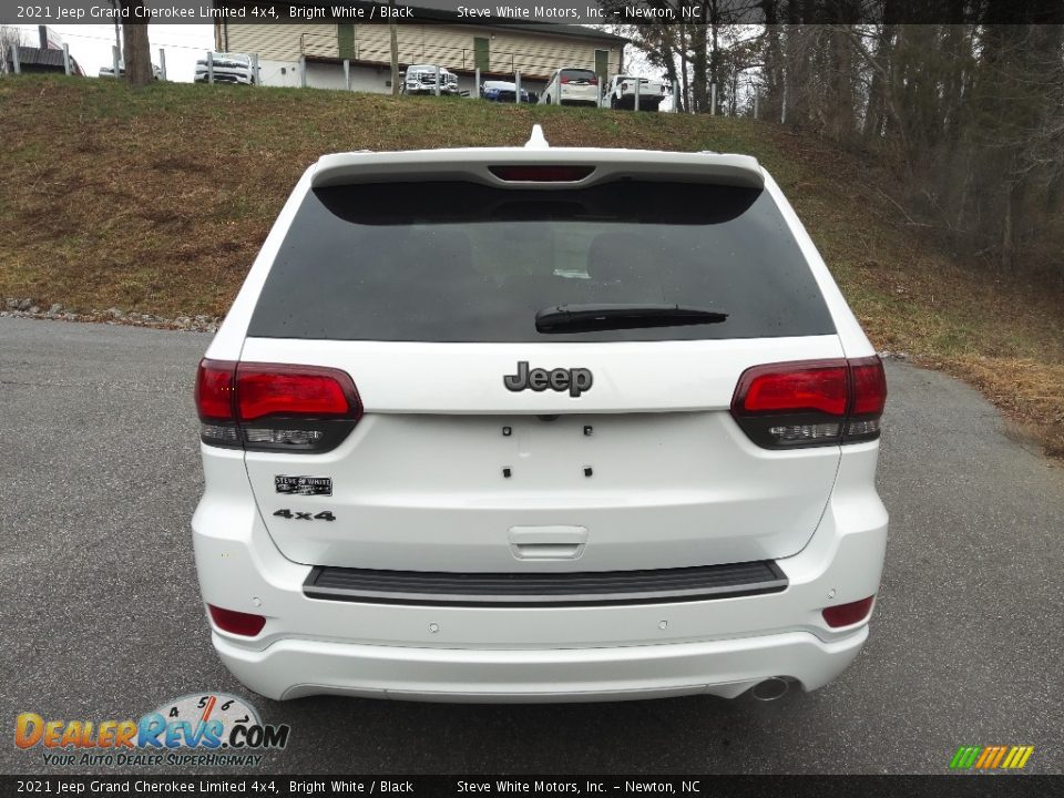 2021 Jeep Grand Cherokee Limited 4x4 Bright White / Black Photo #7