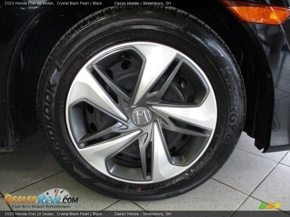 2020 Honda Civic LX Sedan Crystal Black Pearl / Black Photo #5