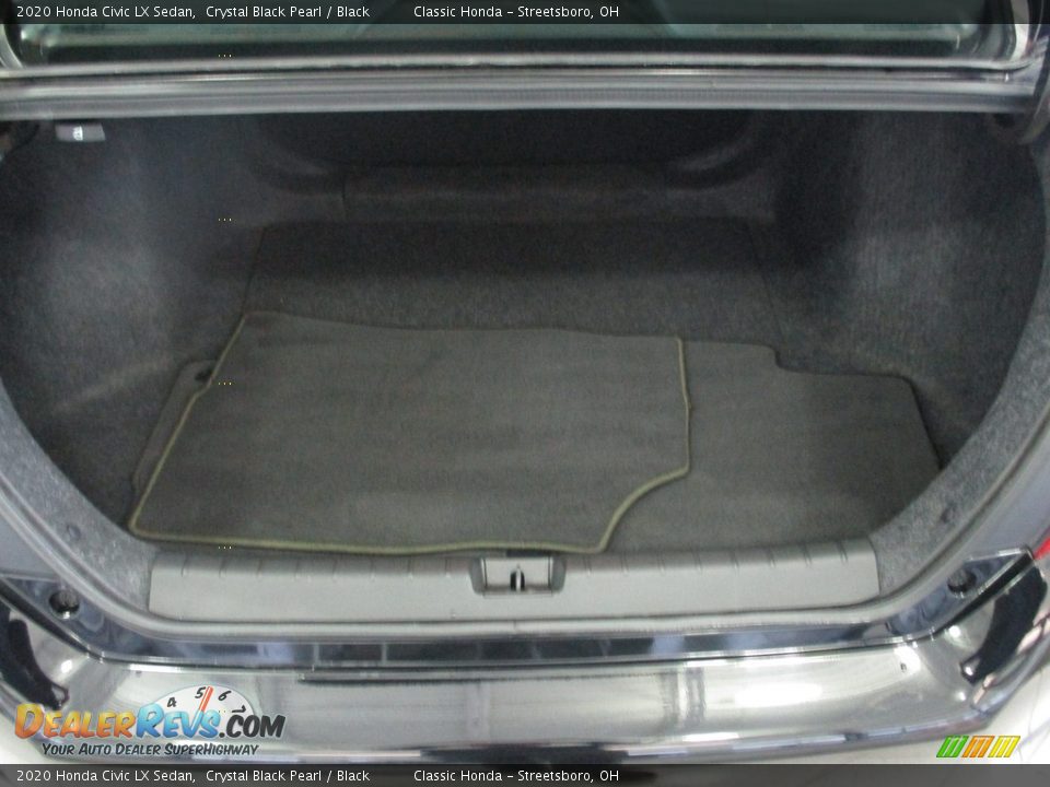 2020 Honda Civic LX Sedan Crystal Black Pearl / Black Photo #13