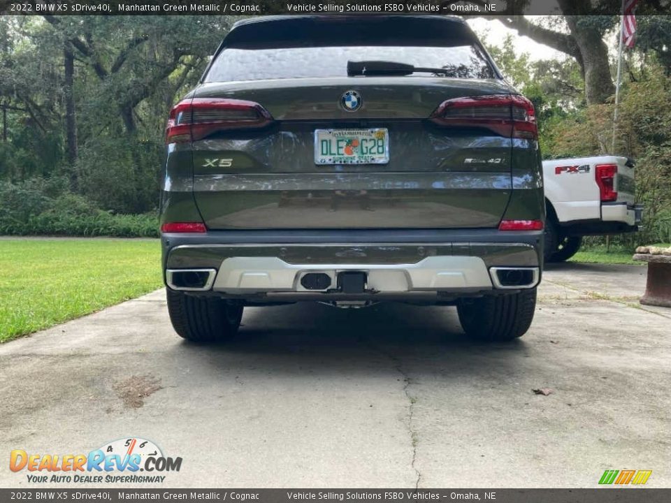 2022 BMW X5 sDrive40i Manhattan Green Metallic / Cognac Photo #3