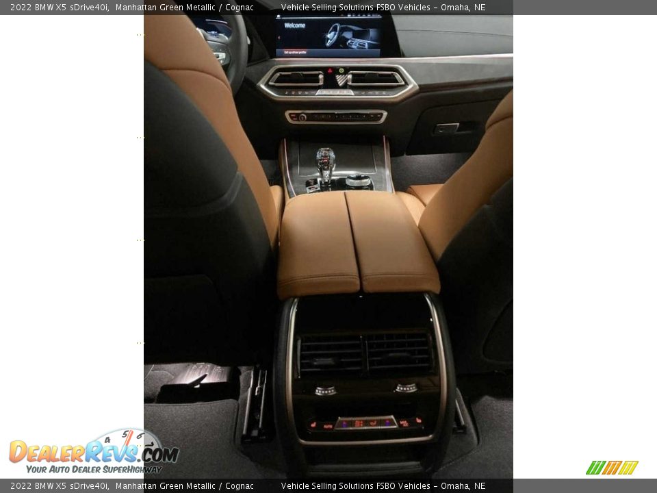 2022 BMW X5 sDrive40i Manhattan Green Metallic / Cognac Photo #7
