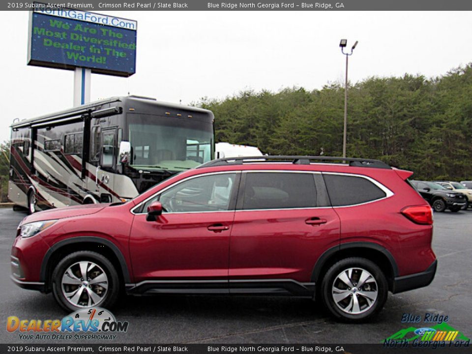 2019 Subaru Ascent Premium Crimson Red Pearl / Slate Black Photo #2