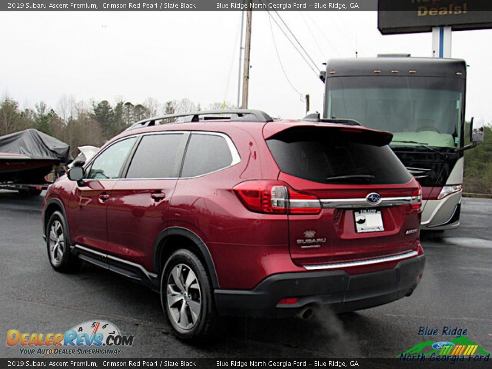 2019 Subaru Ascent Premium Crimson Red Pearl / Slate Black Photo #3