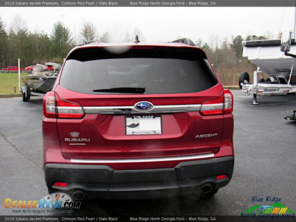 2019 Subaru Ascent Premium Crimson Red Pearl / Slate Black Photo #4