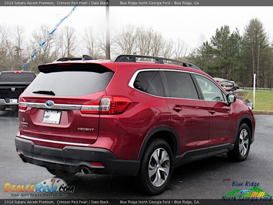 2019 Subaru Ascent Premium Crimson Red Pearl / Slate Black Photo #5