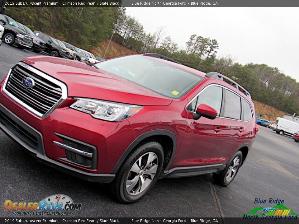 2019 Subaru Ascent Premium Crimson Red Pearl / Slate Black Photo #23