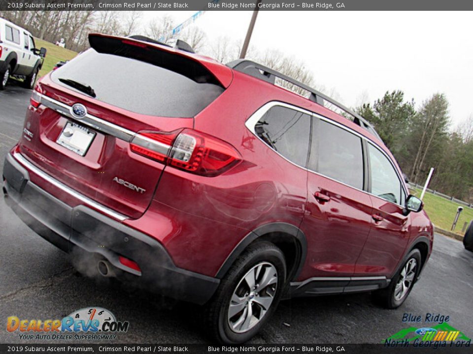 2019 Subaru Ascent Premium Crimson Red Pearl / Slate Black Photo #25