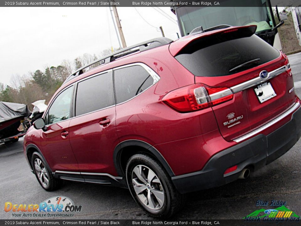 2019 Subaru Ascent Premium Crimson Red Pearl / Slate Black Photo #26