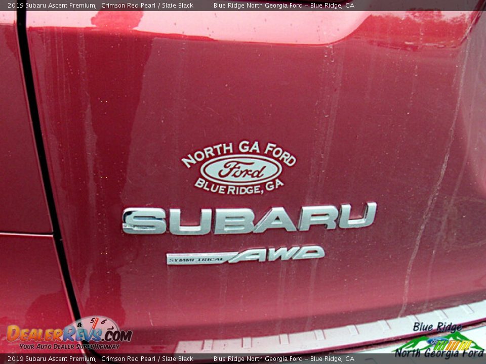 2019 Subaru Ascent Premium Crimson Red Pearl / Slate Black Photo #27
