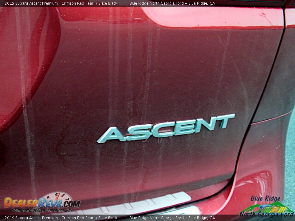 2019 Subaru Ascent Premium Crimson Red Pearl / Slate Black Photo #28