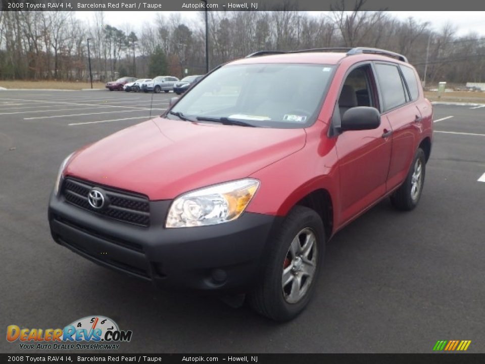 2008 Toyota RAV4 I4 Barcelona Red Pearl / Taupe Photo #1