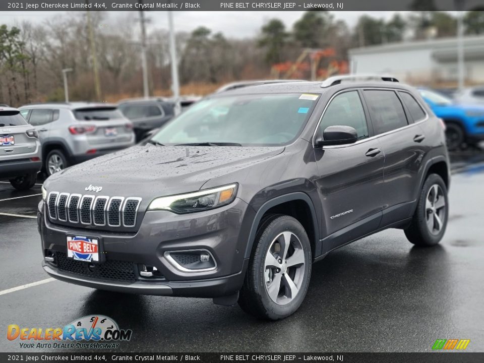 2021 Jeep Cherokee Limited 4x4 Granite Crystal Metallic / Black Photo #1