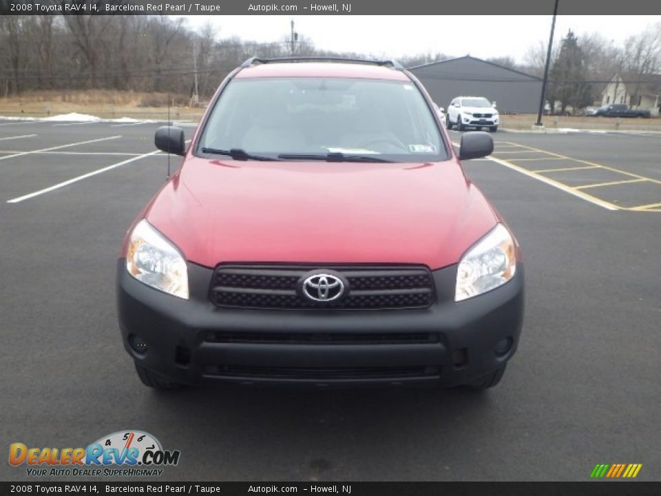 2008 Toyota RAV4 I4 Barcelona Red Pearl / Taupe Photo #2