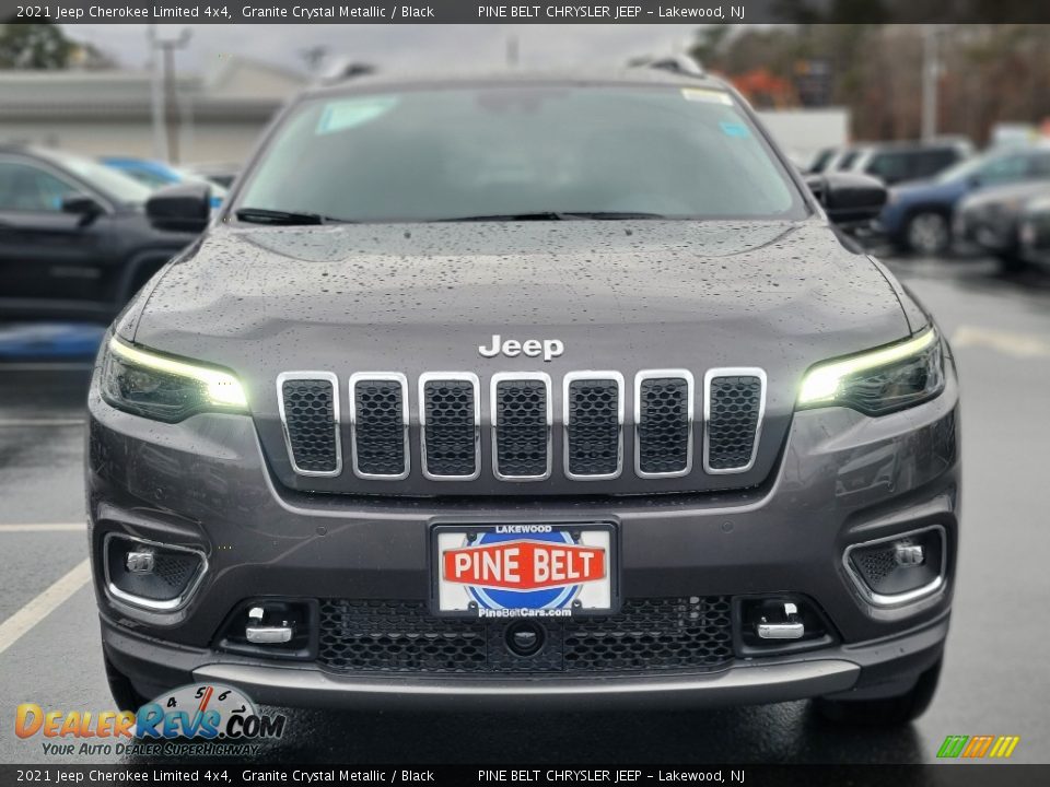 2021 Jeep Cherokee Limited 4x4 Granite Crystal Metallic / Black Photo #2