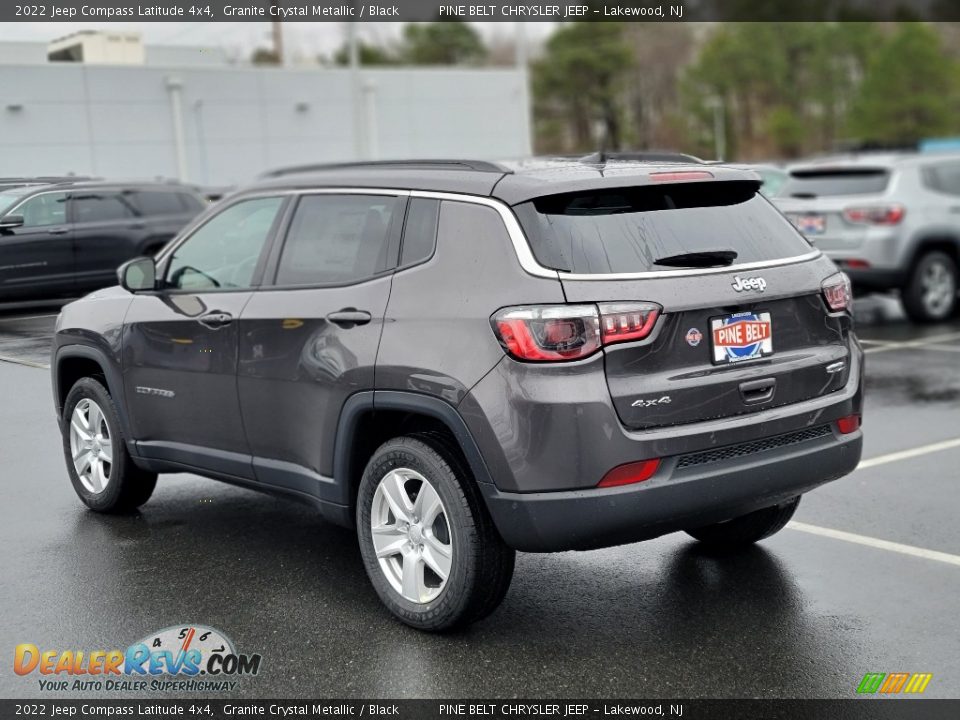 2022 Jeep Compass Latitude 4x4 Granite Crystal Metallic / Black Photo #4