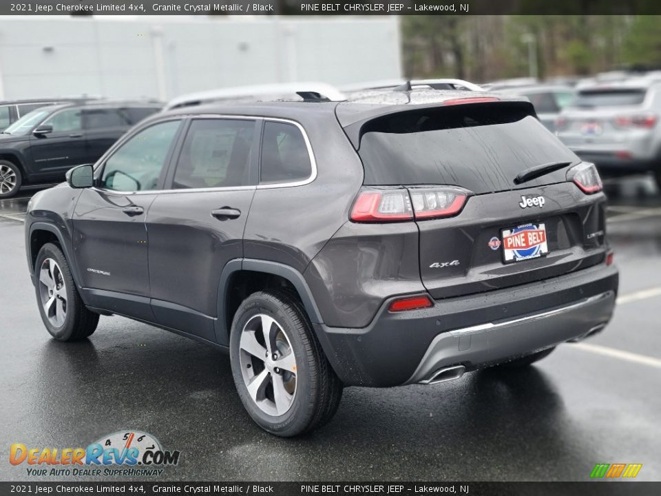 2021 Jeep Cherokee Limited 4x4 Granite Crystal Metallic / Black Photo #4