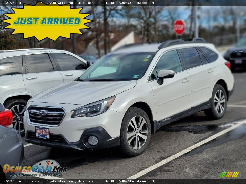 2019 Subaru Outback 2.5i Crystal White Pearl / Slate Black Photo #1