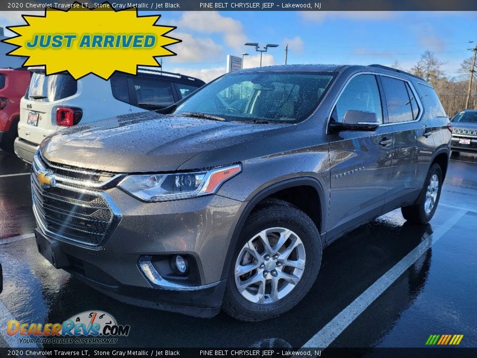 2020 Chevrolet Traverse LT Stone Gray Metallic / Jet Black Photo #1