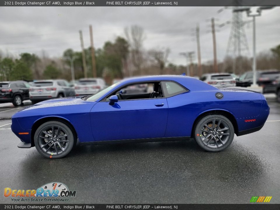 2021 Dodge Challenger GT AWD Indigo Blue / Black Photo #3