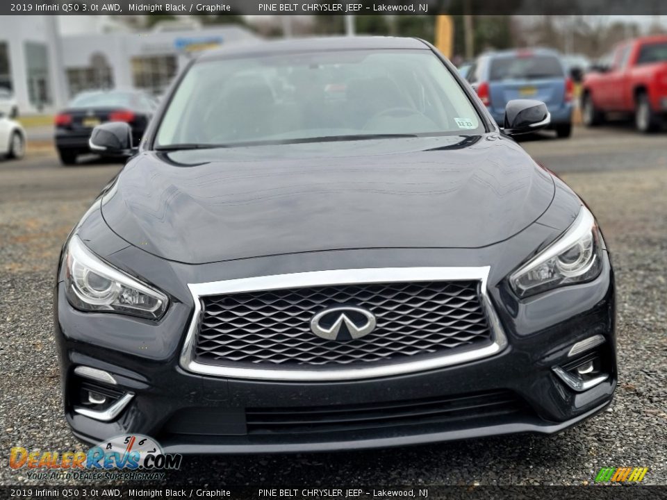 2019 Infiniti Q50 3.0t AWD Midnight Black / Graphite Photo #2