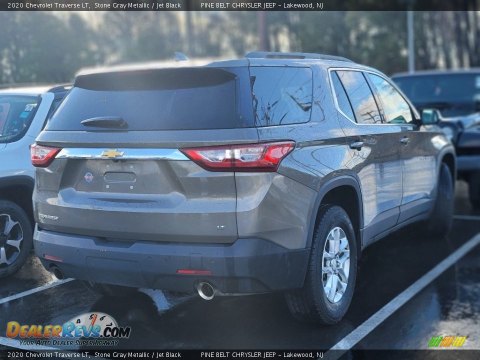 2020 Chevrolet Traverse LT Stone Gray Metallic / Jet Black Photo #3