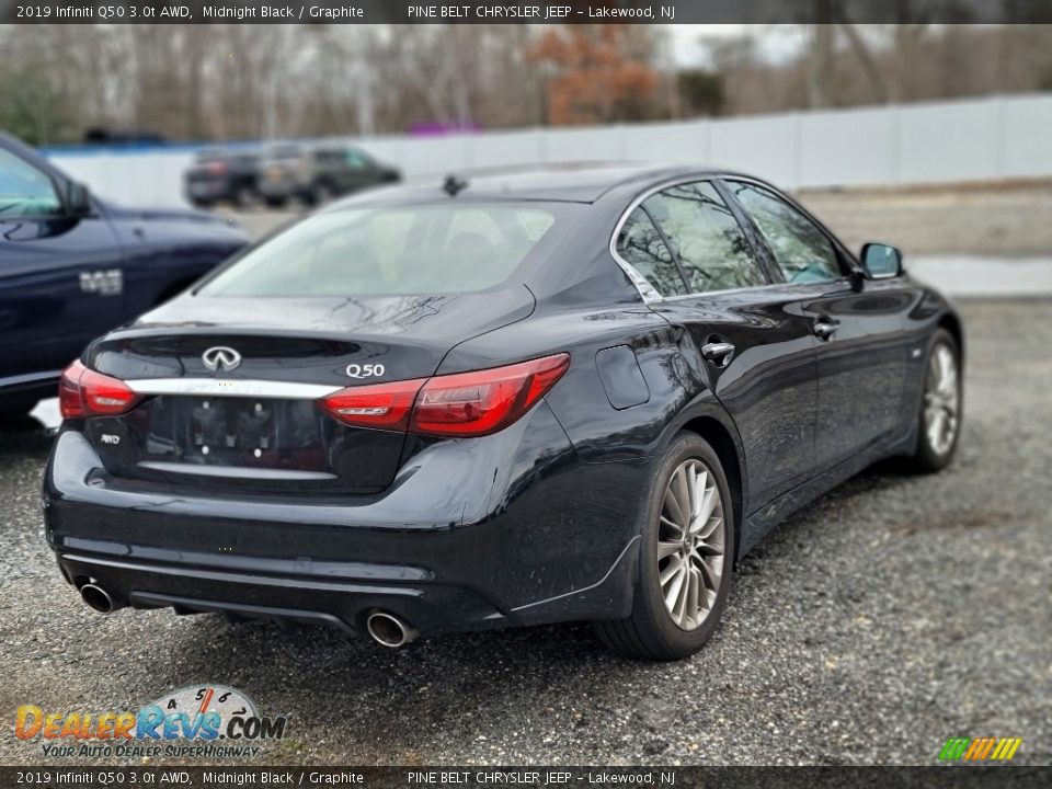 2019 Infiniti Q50 3.0t AWD Midnight Black / Graphite Photo #4