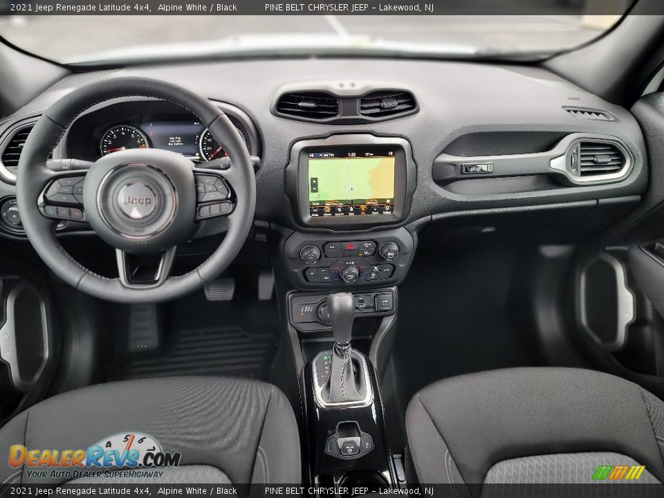 2021 Jeep Renegade Latitude 4x4 Alpine White / Black Photo #8