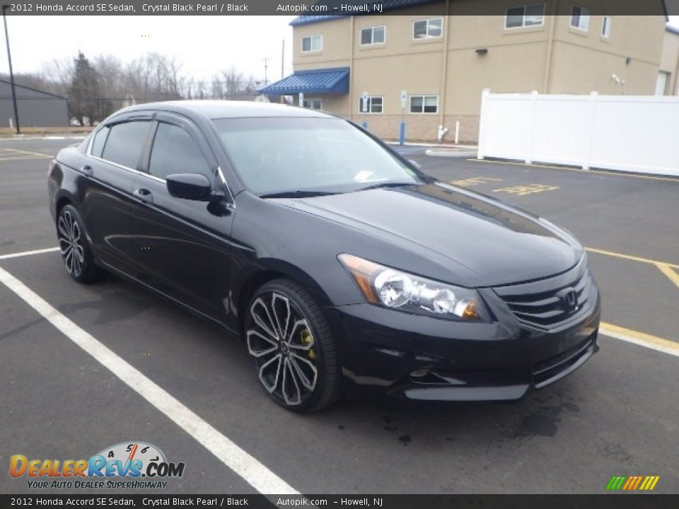 2012 Honda Accord SE Sedan Crystal Black Pearl / Black Photo #3