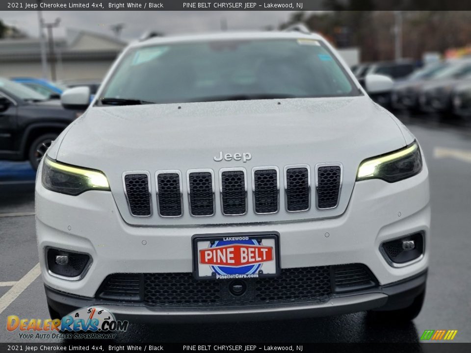 2021 Jeep Cherokee Limited 4x4 Bright White / Black Photo #2