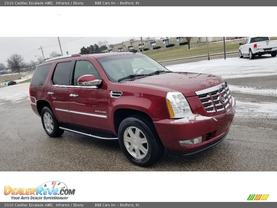 2010 Cadillac Escalade AWD Infrared / Ebony Photo #26