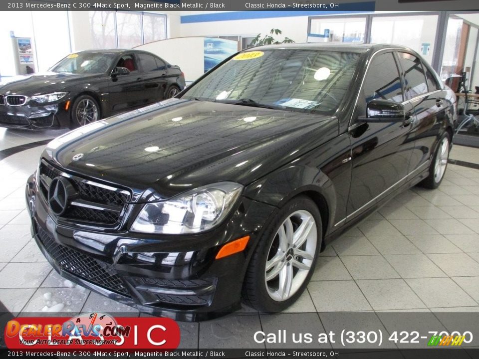 2013 Mercedes-Benz C 300 4Matic Sport Magnetite Black Metallic / Black Photo #1