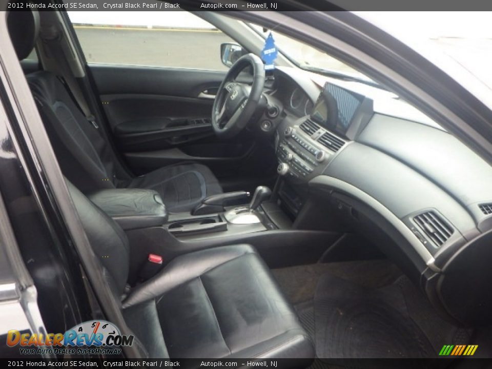 2012 Honda Accord SE Sedan Crystal Black Pearl / Black Photo #8