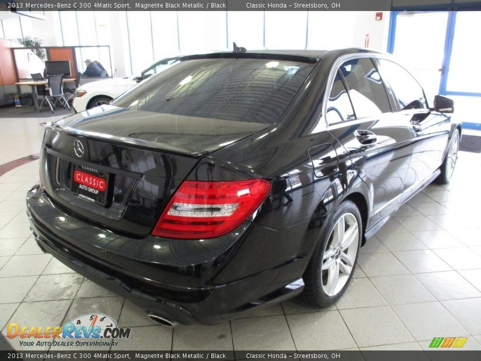 2013 Mercedes-Benz C 300 4Matic Sport Magnetite Black Metallic / Black Photo #7