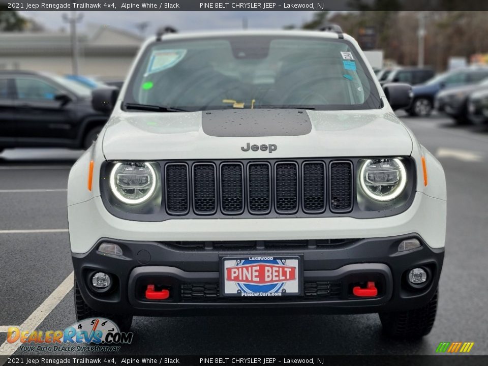 2021 Jeep Renegade Trailhawk 4x4 Alpine White / Black Photo #2