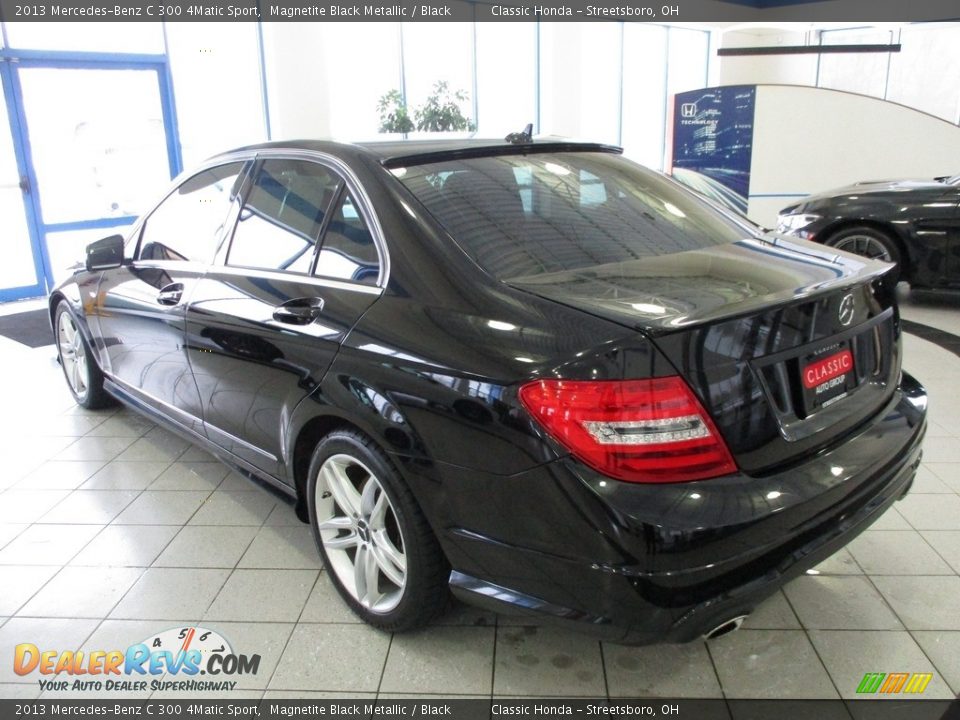 2013 Mercedes-Benz C 300 4Matic Sport Magnetite Black Metallic / Black Photo #9